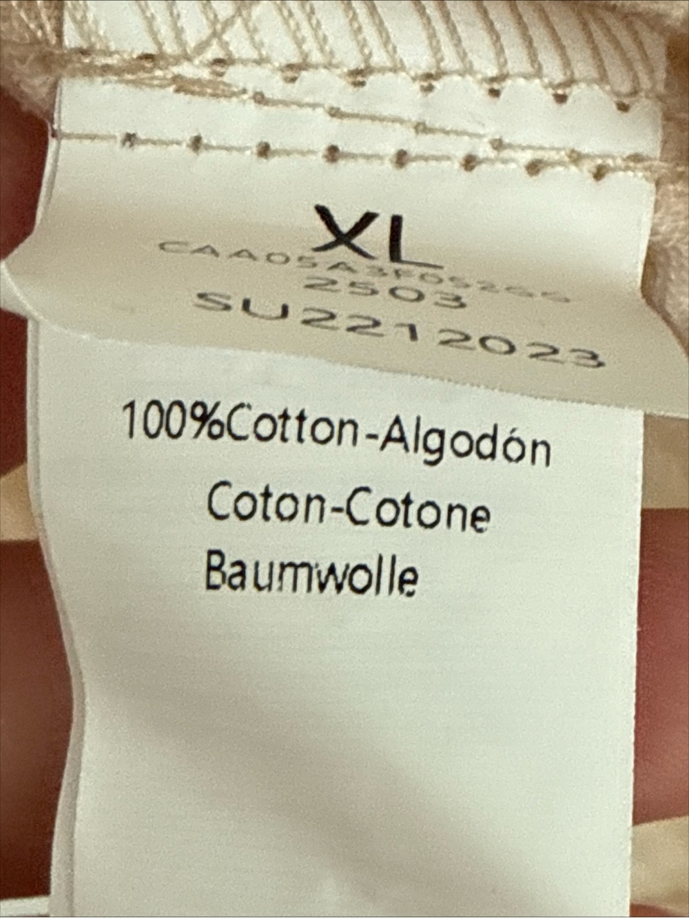 Cupshe Soft Beige V-Neck Gauze Dress - Picture 3 of 3